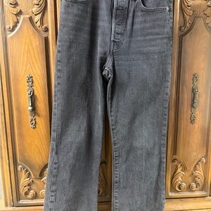 Levi's ribcage Women's High Rise Black Jeans